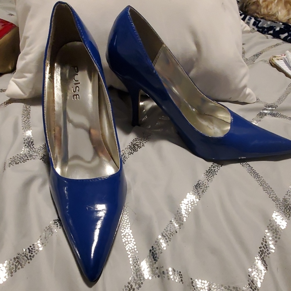 Blue heels